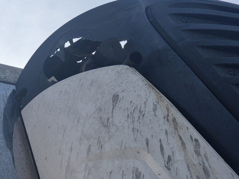 exhaust damage