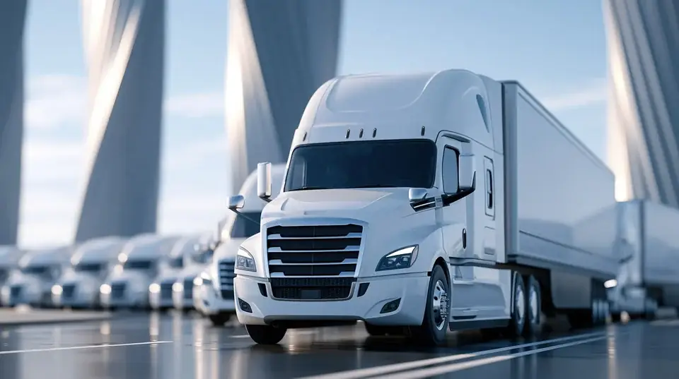 Commercial highway truck